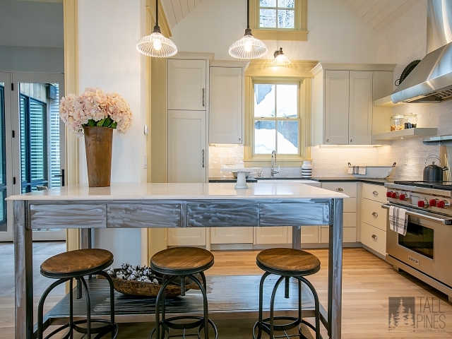 Functional kitchen space at Ontario Avenue mountain home