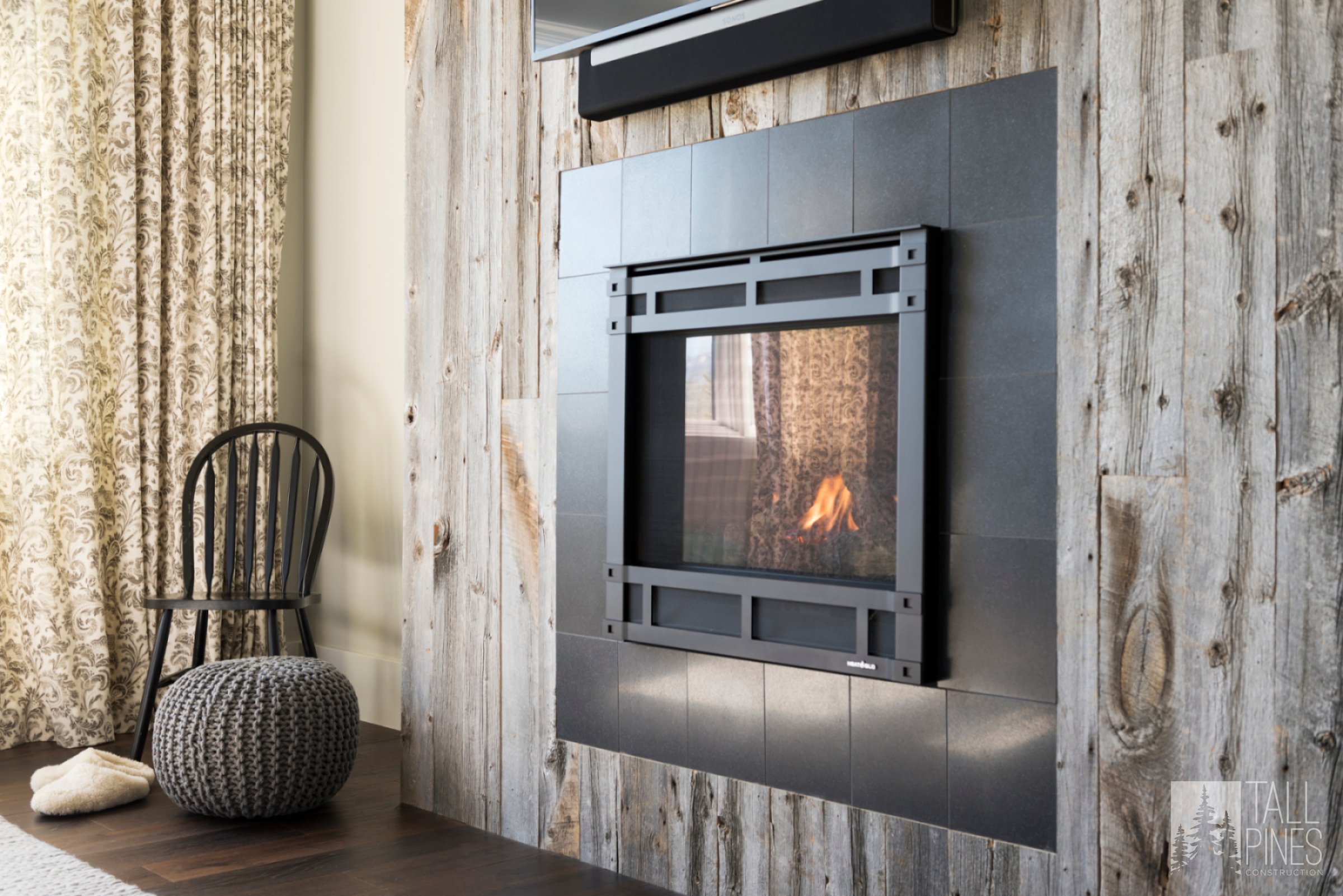 Sleek Fireplace in the McTish Home