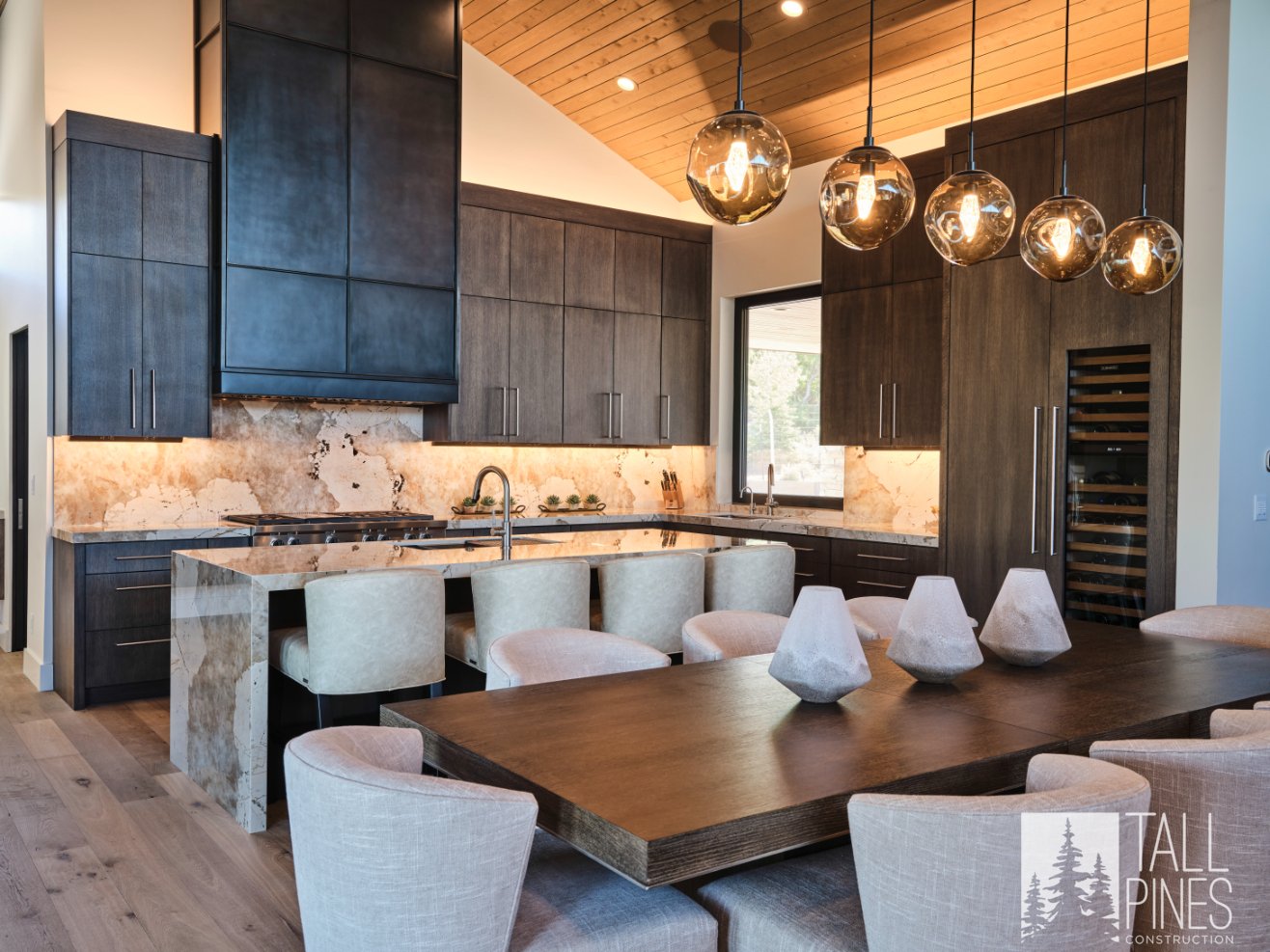 Dining Room In Custom Home, Built By A Park City Custom Home Builder.