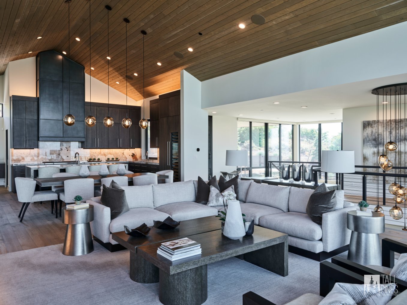 Living Room Interior In Park City Mountain Home, Built By A Park City Custom Home Builder.