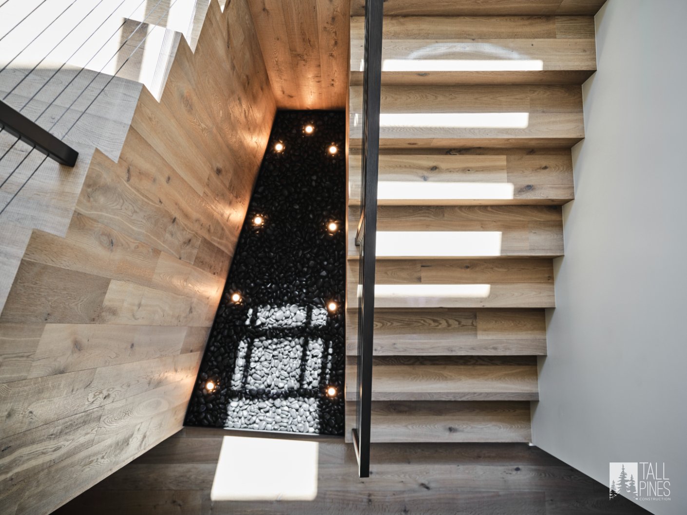 Staircase In Custom Home, Built By A Park City Custom Home Builder.